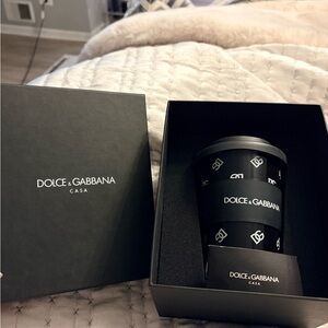 Dolce & Gabbana Black Ceramic Cup